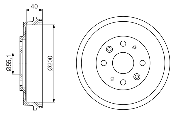 BOSCH Piduritrummel 0 986 477 191