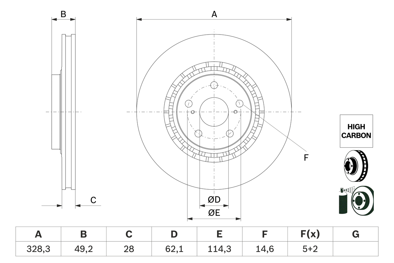 BOSCH Jarrulevy 0 986 479 G63