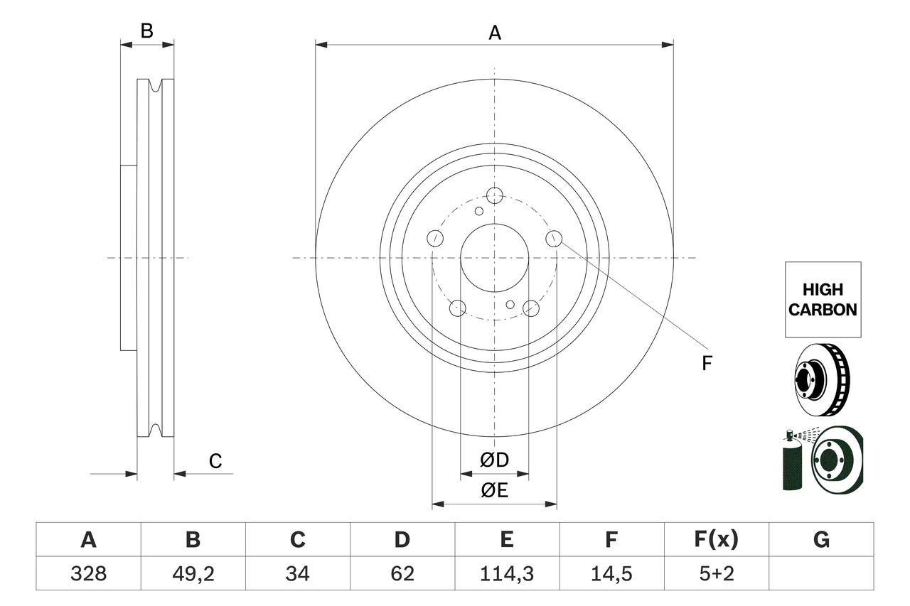 BOSCH Jarrulevy 0 986 479 H04