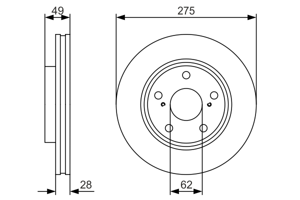 BOSCH Jarrulevy 0 986 479 R58