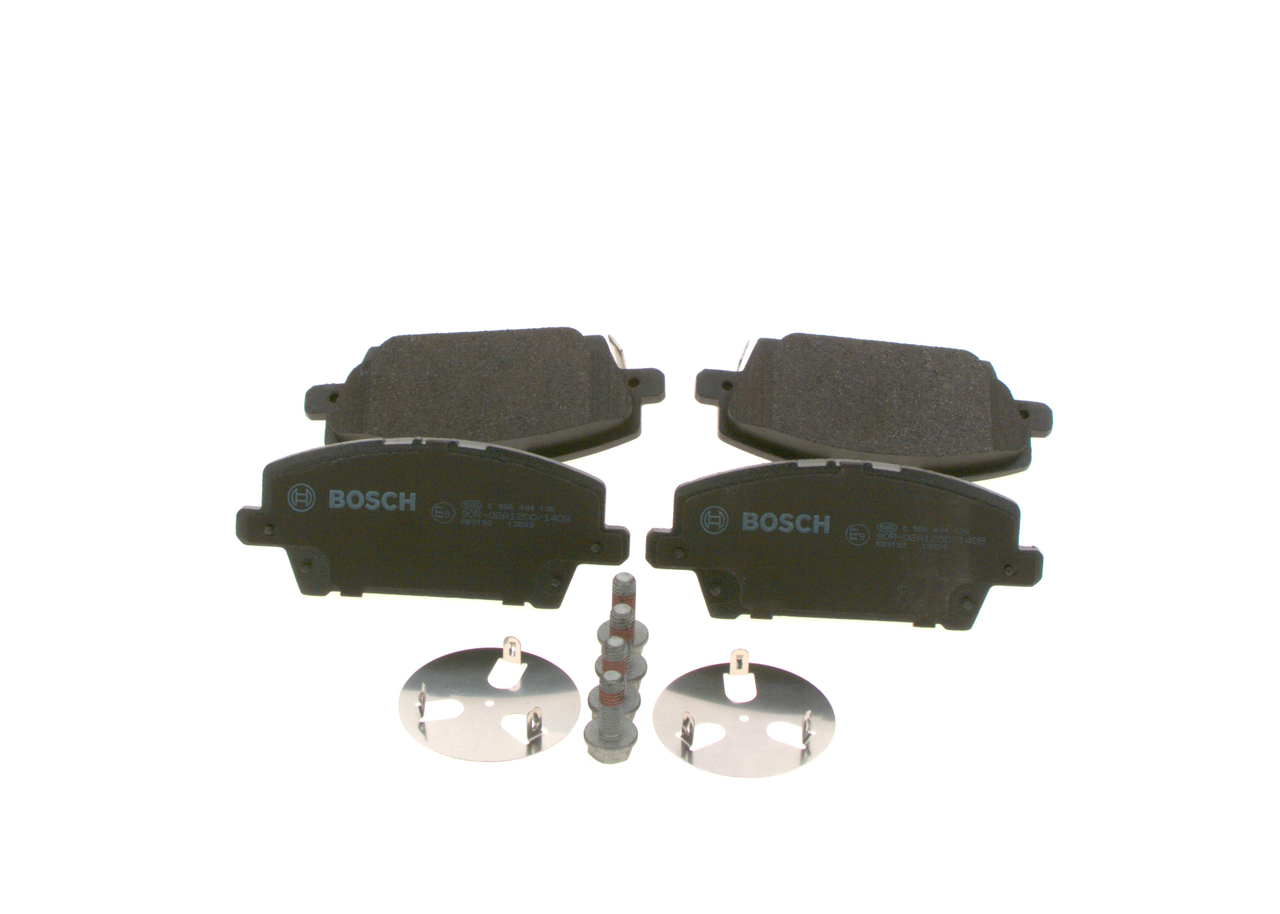 BOSCH Piduriklotside komplekt, ketaspidur 0 986 494 136