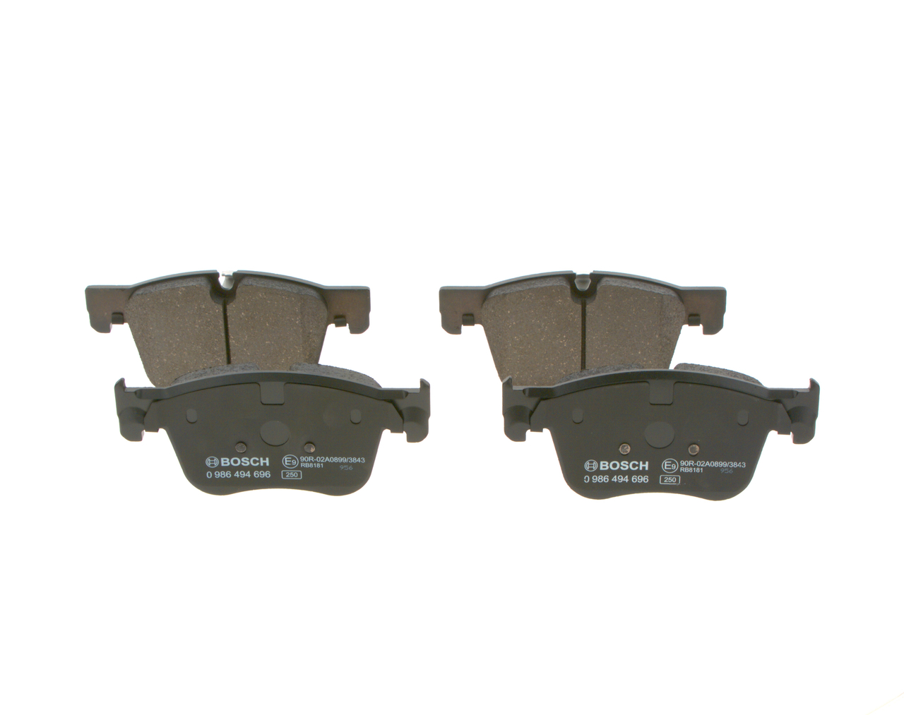 BOSCH Piduriklotside komplekt, ketaspidur 0 986 494 696