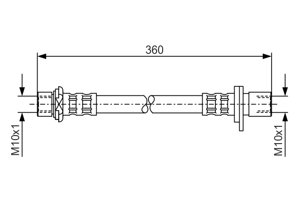 BOSCH Pidurivoolik 1 987 476 726