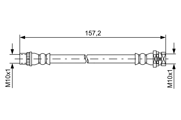 BOSCH Pidurivoolik 1 987 481 624