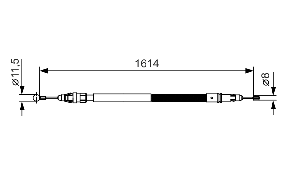 BOSCH Tross, käsipidur 1 987 482 007