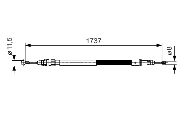BOSCH Tross, käsipidur 1 987 482 008