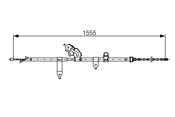 BOSCH Vaijeri, seisontajarru 1 987 482 221