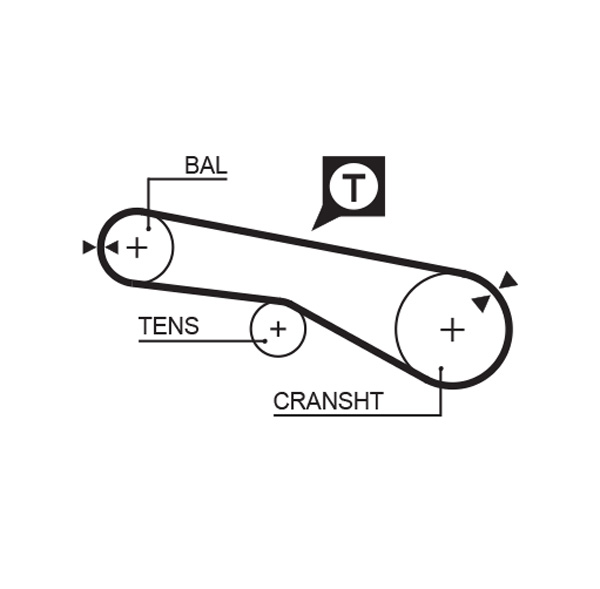 GATES Hammashihnat 5074XS