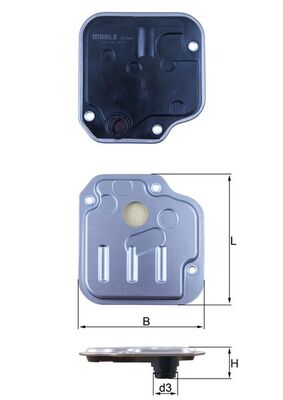 KNECHT Hüdraulikafilter,automaatkäigukast HX 244