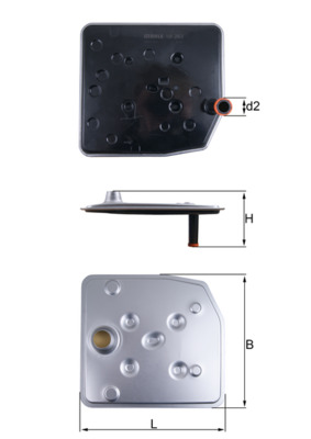 KNECHT Hüdraulikafilter,automaatkäigukast HX 263