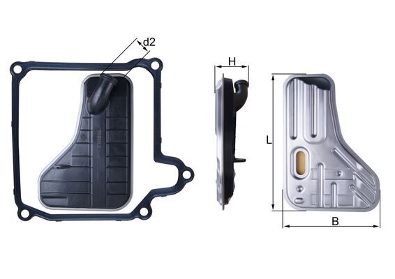 KNECHT Hüdraulikafilter,automaatkäigukast HX 264D