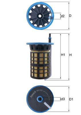 KNECHT Kütusefilter KX 515