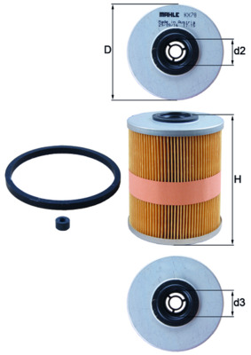 KNECHT Kütusefilter KX 78D