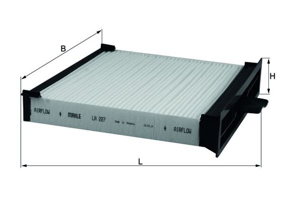 KNECHT Filter,salongiõhk LA 227