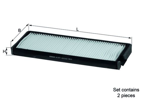 KNECHT Filter,salongiõhk LA 377/S