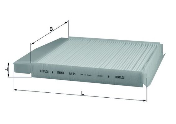 KNECHT Filter,salongiõhk LA 54