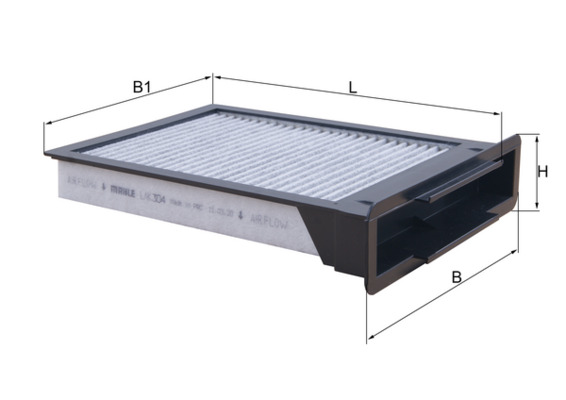 KNECHT Suodatin, sisäilma LAK 304