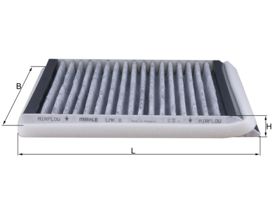 KNECHT Filter,salongiõhk LAK 8