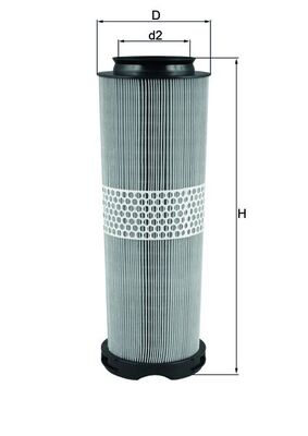 KNECHT Filtr powietrza LX 1020