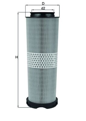 KNECHT Filtr powietrza LX 1020/1