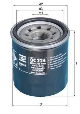 KNECHT Õlifilter OC 224