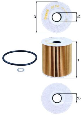 KNECHT Õlifilter OX 156D