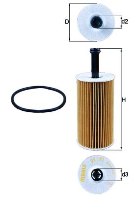 KNECHT Õlifilter OX 193D