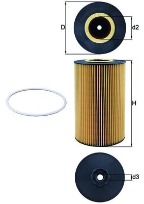 KNECHT Õlifilter OX 425D