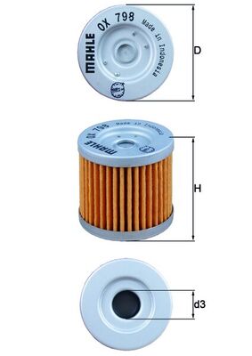 KNECHT Õlifilter OX 798