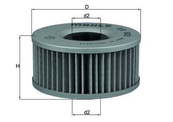 KNECHT Õlifilter OX 802