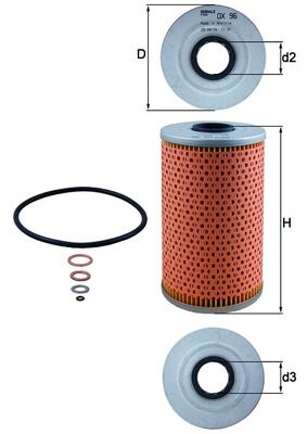 KNECHT Õlifilter OX 96D