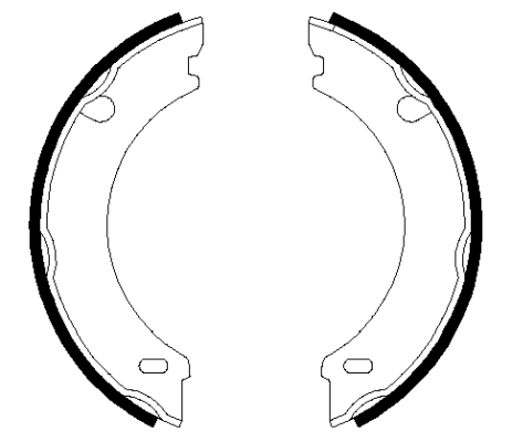 TEXTAR Trummelpiduriklotside komplekt, käsipidur 91048301