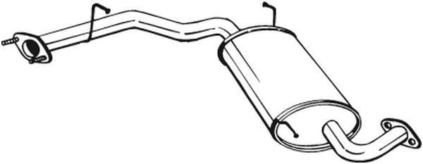 BOSAL Tłumik końcowy 169-219