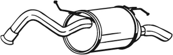 BOSAL Takaäänenvaimentaja 228-053
