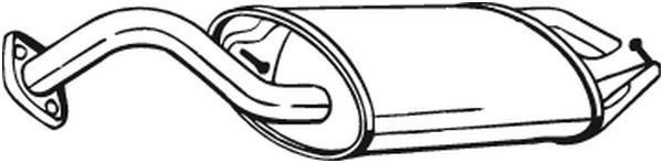 BOSAL Takaäänenvaimentaja 228-481