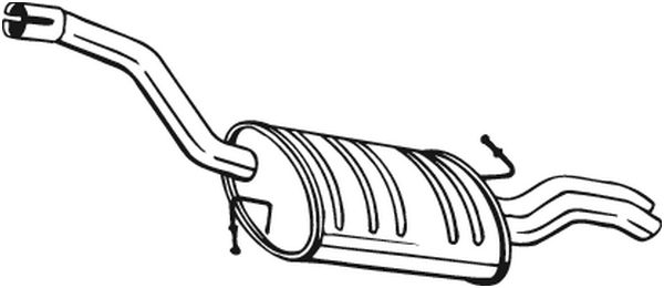BOSAL galinis duslintuvas 233-145