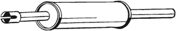 BOSAL priekinis duslintuvas 233-309