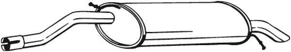 BOSAL Lõppsummuti 278-527