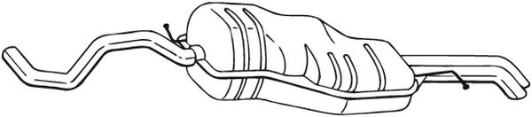 BOSAL galinis duslintuvas 281-531