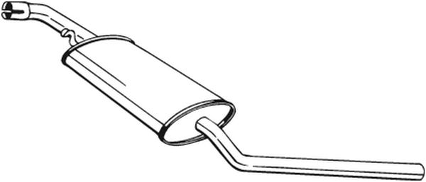 BOSAL vidurinis duslintuvas 281-737