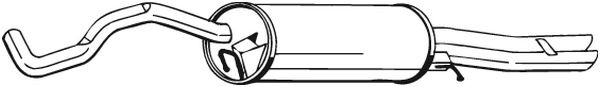 BOSAL Takaäänenvaimentaja 282-367