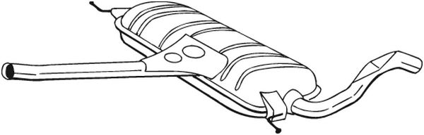 BOSAL Keskiäänenvaimentaja 282-543