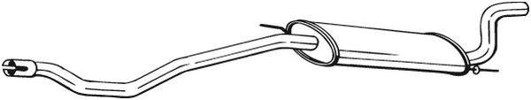BOSAL galinis duslintuvas 283-921