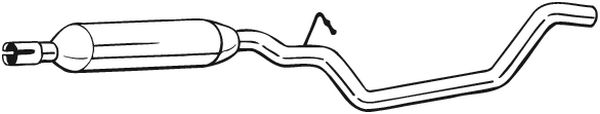 BOSAL vidurinis duslintuvas 283-937
