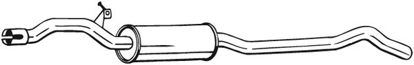 BOSAL Keskiäänenvaimentaja 284-461