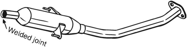 BOSAL Keskiäänenvaimentaja 284-573