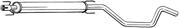 BOSAL vidurinis duslintuvas 285-121