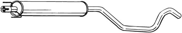 BOSAL vidurinis duslintuvas 285-313