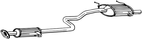 BOSAL Lõppsummuti 287-101