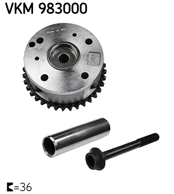 SKF skirstomojo veleno reguliatorius VKM 983000
